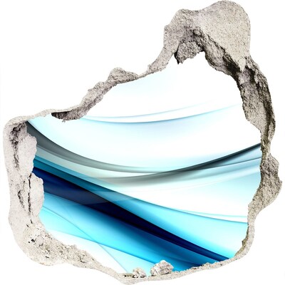 Fali matrica lyuk a falban Egy hullám a kékben