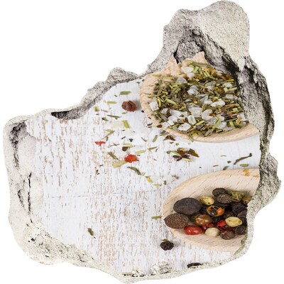 Fali matrica lyuk a falban Fűszerrobbanás