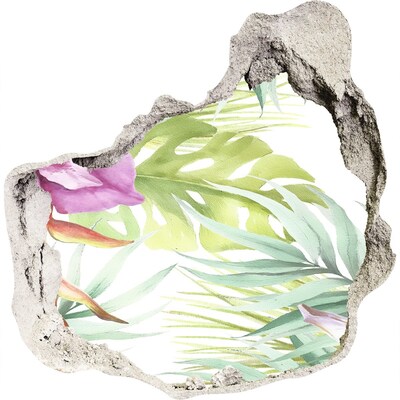 Fali matrica lyuk a falban Hawaii virágok