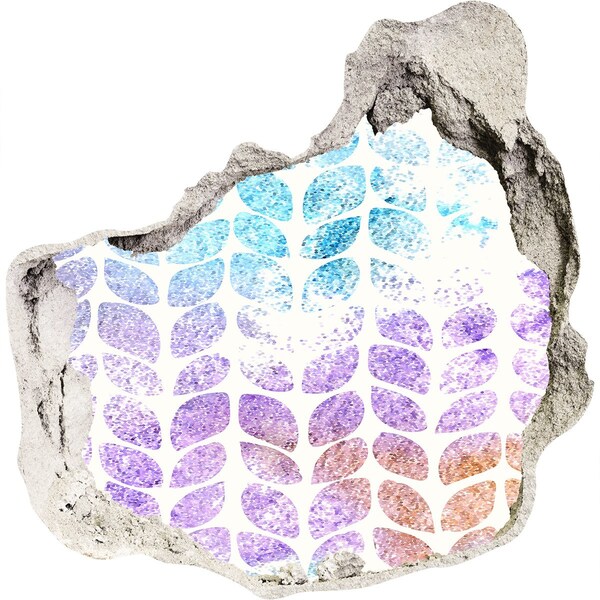 Fali matrica lyuk a falban Lyuk a falban virágminták