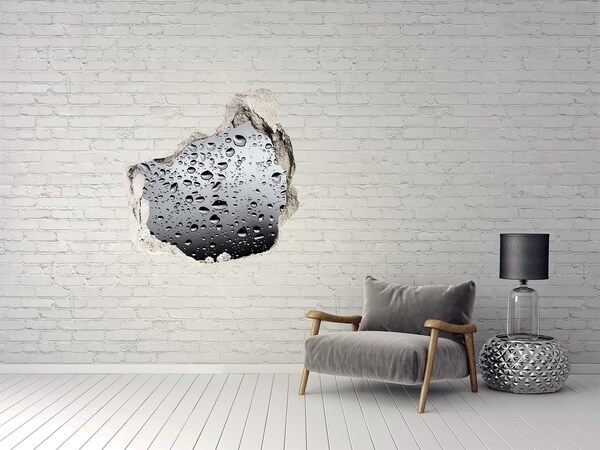 Fali matrica lyuk a falban Tükörkép a vízben