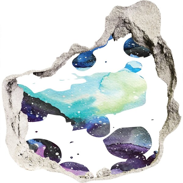 Fali matrica lyuk a falban Űrlyuk a falban