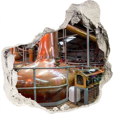 Fali matrica lyuk a falban Egy whiskyfőzde belseje