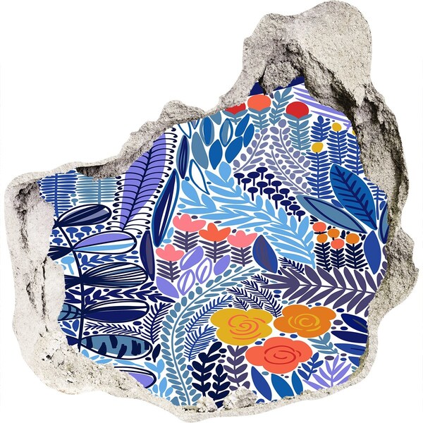 Fali matrica lyuk a falban Zseniális trópusi kert