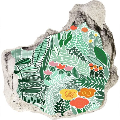 Fali matrica lyuk a falban Lyuk a falban virágoskert