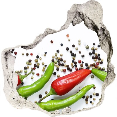 3d-s lyukat fali matrica Vulkángyümölcsök