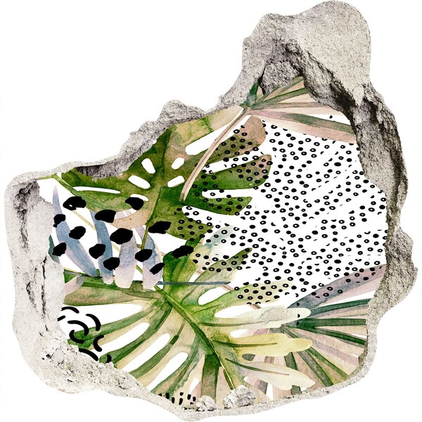 3d-s lyukat fali matrica Zseniális trópusi kert