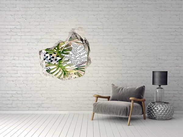 3d-s lyukat fali matrica Zseniális trópusi kert