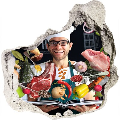 3d-s lyukat fali matrica Konyhai őrület