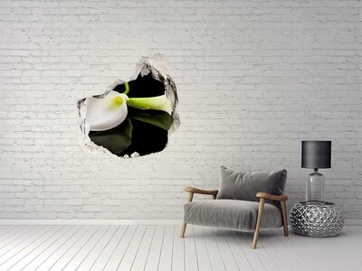 3d-s lyukat fali matrica Virág betonban