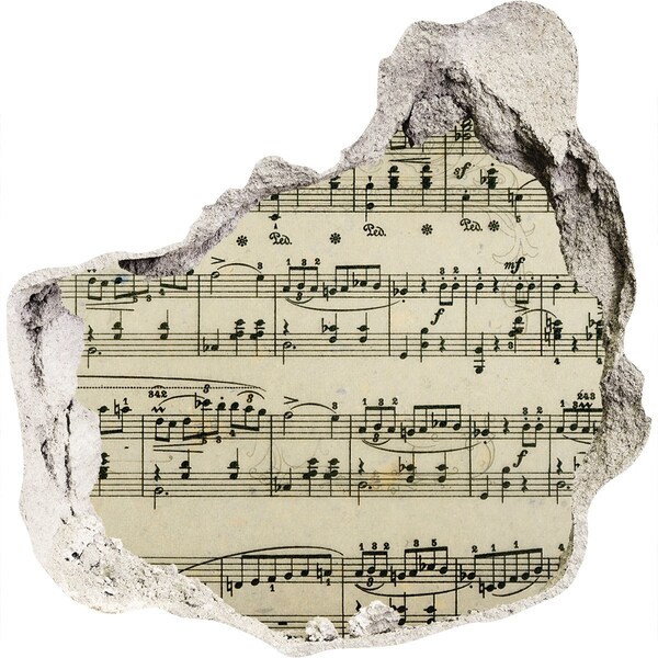 3d-s lyukat fali matrica Zenei lyuk a falban