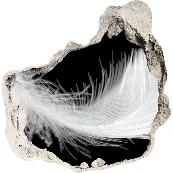 3d-s lyukat fali matrica Egy toll a falon lévő lyukban