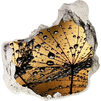 3d-s lyukat fali matrica Cseppek a leveleken