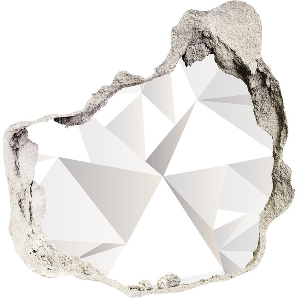 3d-s lyukat fali matrica Kristálylyuk a falban