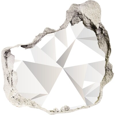 3d-s lyukat fali matrica Kristálylyuk a falban