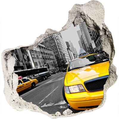 3d-s lyukat fali matrica New York-i taxik akcióban