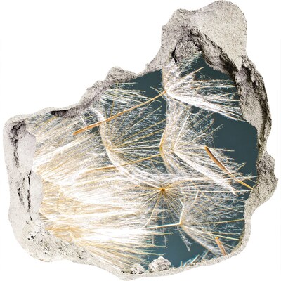 3d-s lyukat fali matrica Virágos táj a lyuk mögött