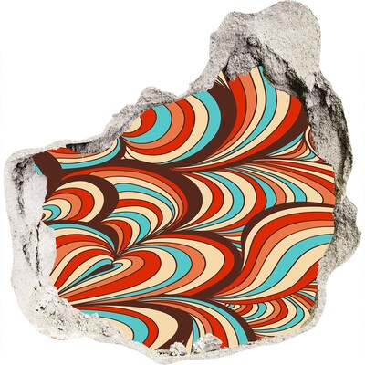 3d-s lyukat fali matrica Színes minták örvénye