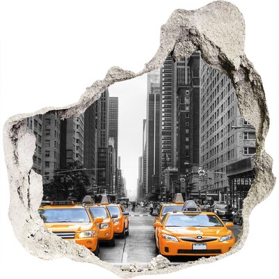 3d-s lyukat fali matrica New york-i taxi