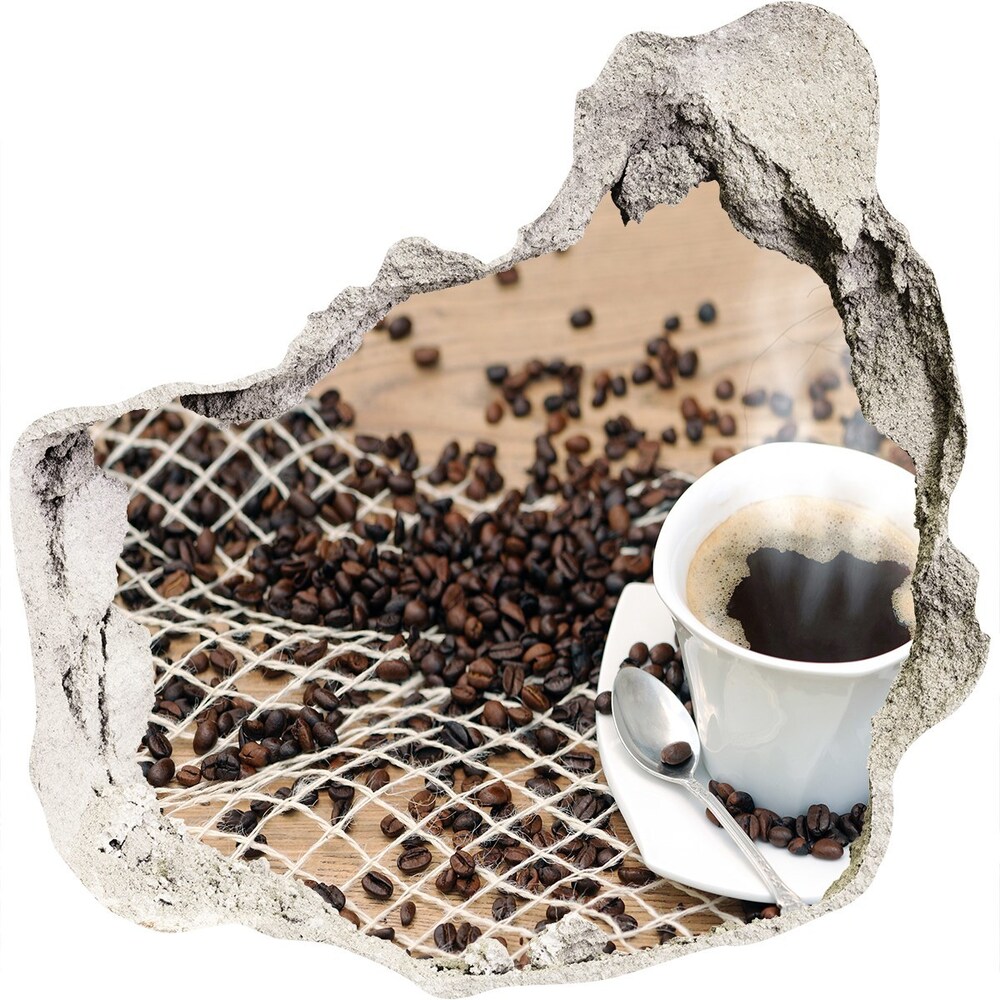 3d-s lyukat fali matrica Kávé és kávébab