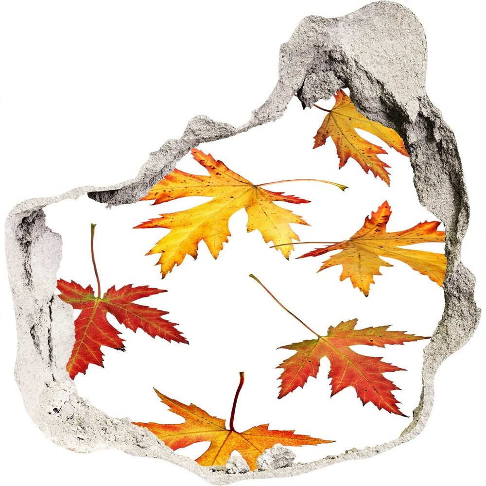 3d-s lyukat fali matrica Őszi levelek