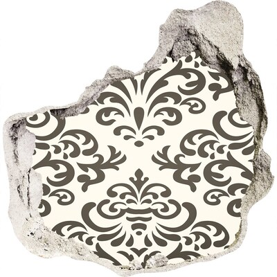 3d-s lyukat fali matrica Elegáns minta a falon