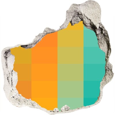 3d-s lyukat fali matrica Színes lyuk a falban