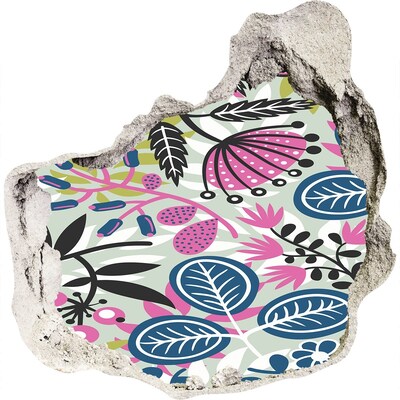 3d-s lyukat fali matrica Trópusi kert egy lyukban