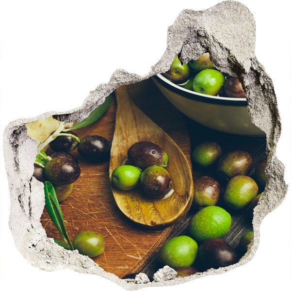 3d-s lyukat fali matrica Olajbogyók a konyhában