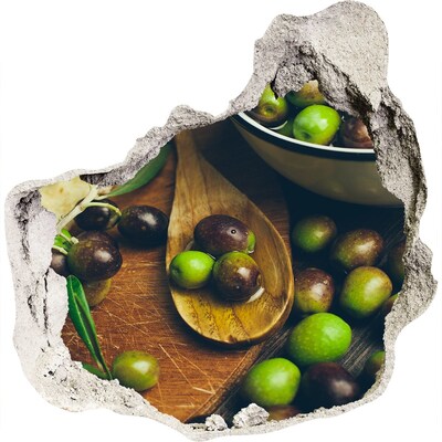 3d-s lyukat fali matrica Olajbogyók a konyhában