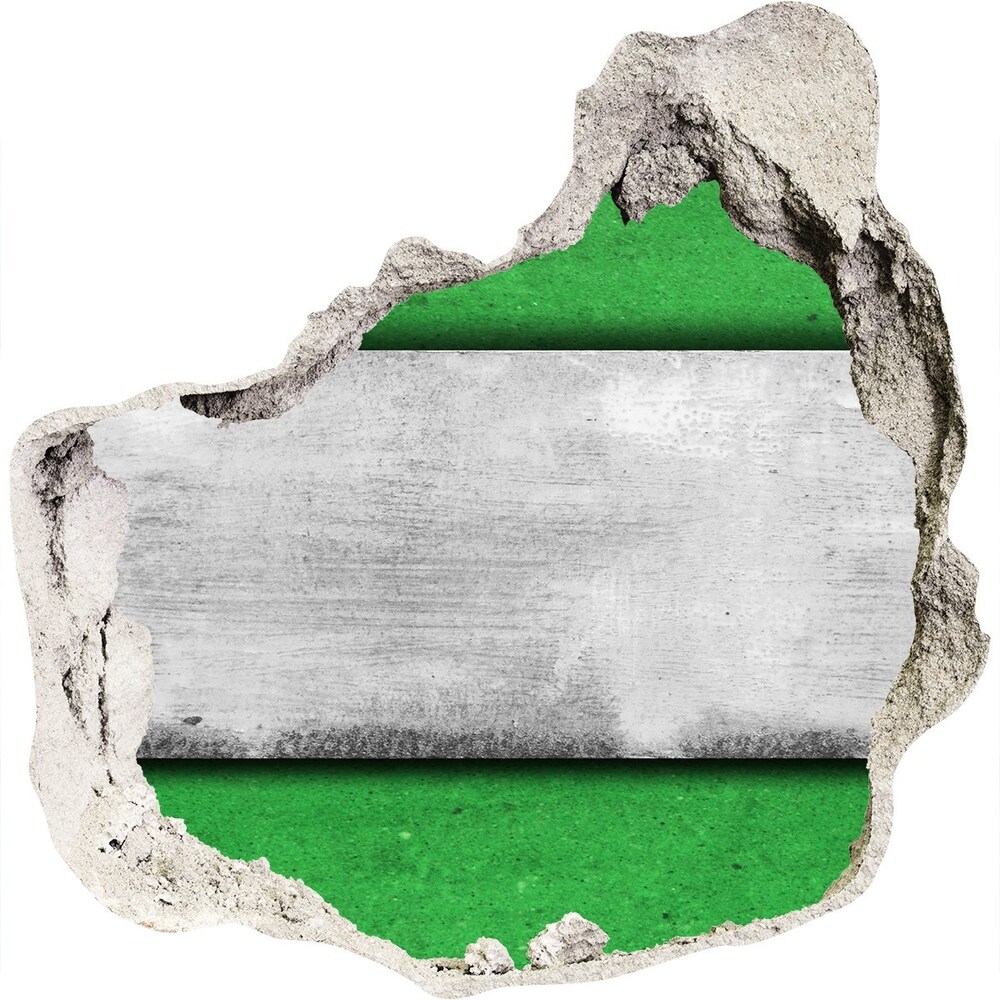 3d-s lyukat fali matrica Zöld fal