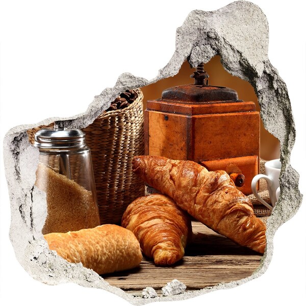 3d-s lyuk vizuális effektusok matrica Kávézó lakoma