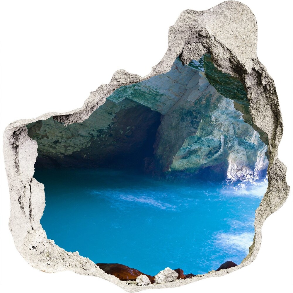3d-s lyuk vizuális effektusok matrica Tengeri barlang