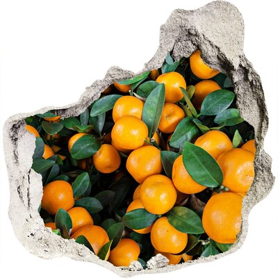 3d-s lyuk vizuális effektusok matrica Gyümölcs a narancsos kertben