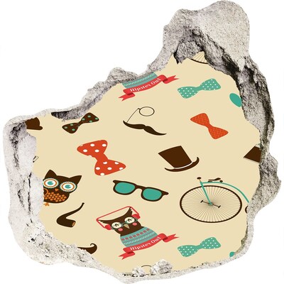 3d-s lyuk vizuális effektusok matrica Stílusos minták és kiegészítők