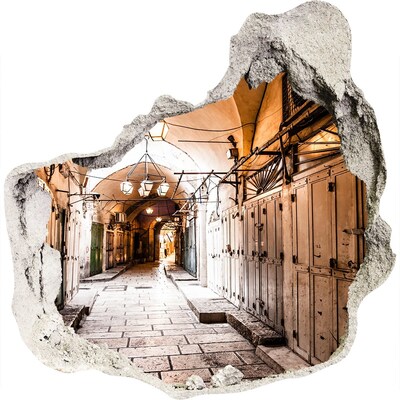 3d-s lyuk vizuális effektusok matrica A régi bazár varázsa