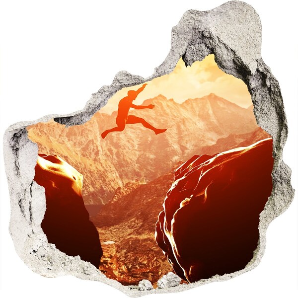 3d-s lyuk vizuális effektusok matrica Ugorj a mélységbe