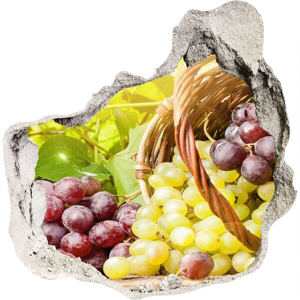 3d-s lyuk vizuális effektusok matrica Gyümölcs a kosárban