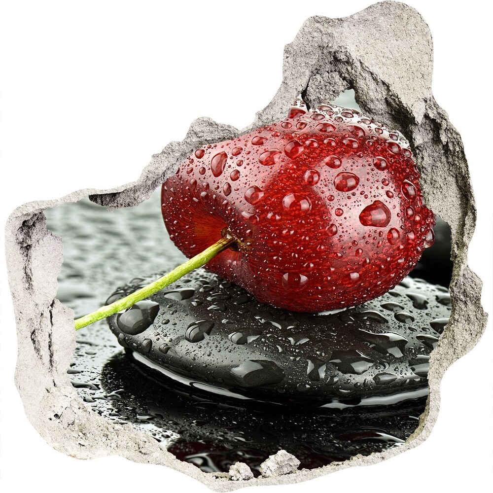 3d-s lyuk vizuális effektusok matrica Cherry az esőben