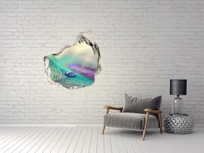 3d-s lyuk vizuális effektusok matrica Egy csepp a pávatollon