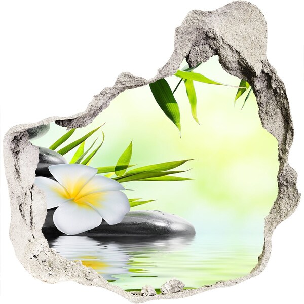 3d-s lyuk vizuális effektusok matrica A béke oázisa a természetben