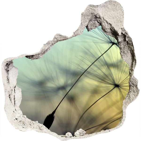 3d-s lyuk vizuális effektusok matrica Pitypang álom