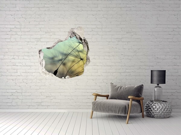 3d-s lyuk vizuális effektusok matrica Pitypang magok
