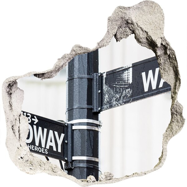 3d-s lyuk vizuális effektusok matrica Egy utca a városban