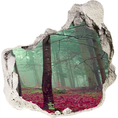 3d-s lyuk vizuális effektusok matrica Őszi levelek