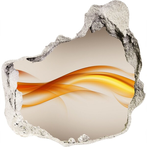 3d-s lyuk vizuális effektusok matrica Színek hulláma a betonban