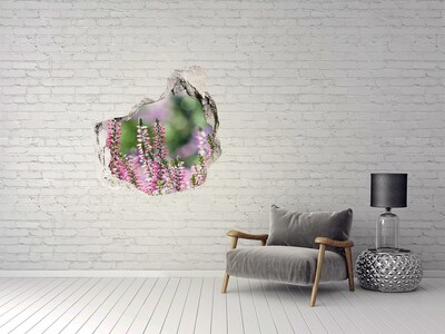 3d-s lyuk vizuális effektusok matrica Hanga virágok