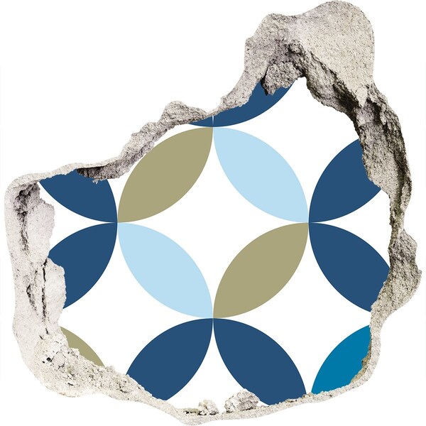 3d lyuk fal dekoráció Modern minta a falon