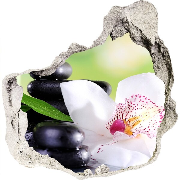 3d lyuk fal dekoráció Orchidea