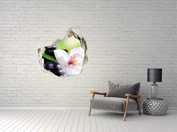 3d lyuk fal dekoráció Orchidea